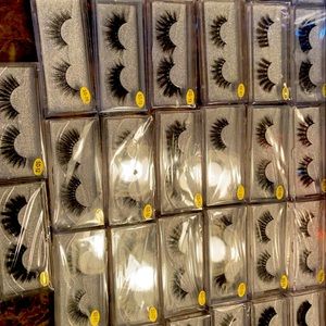 25mm mink strip lashes